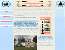 Tablet Screenshot of conway-enterprises.com